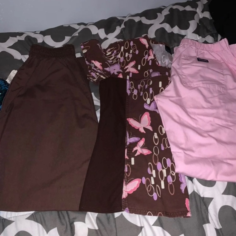 Set of scrubs.
